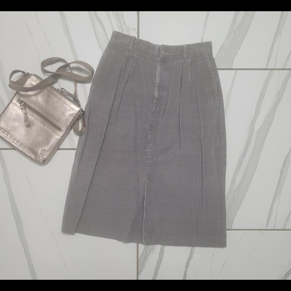 Vintage 90s midi skirt with button detail